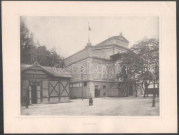 1885 Budapest, Országos Általános Kiállítás Pavilonjai - Panoráma, Nyomat Kozmata Műintézetéből, 26×33 Cm - Non Classés