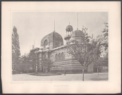 1885 Budapest, Országos Általános Kiállítás Pavilonjai - Keleti Pavilon, Nyomat Kozmata Műintézetéből, 26×33 Cm - Non Classés