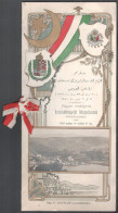 1910 Magyar Vendégeink Konstantinápolyi Látogatóinak Programmja, Oszmán-magyar Címerekkel, Szecessziós Stílusban Díszíte - Non Classés