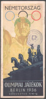 1936 Berlin, Képes Ismertető A Berlini Olimpiáról, Magyar Nyelven, 19p - Non Classés
