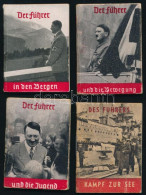Cca 1938 Hitler Propaganda Mini Füzetecskék Propaganda írásokkal és Fotóillusztrációkkal, 4 Db - Non Classés