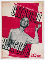 1939 A Lengyel Vöröskereszt "Chroni Ratuje" Kiadványának Reklámgrafikája, Fotómontázs Hártyapapíron, Szign. Kruszewszka  - Non Classés