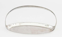 Ezüst (Ag) Kínáló Kosár Jelzett 37 Cm, 397 G - Altri & Non Classificati