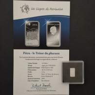 LINGOT 2.5g ARGENT 999‰ BE / PETRA LE TRESOR DU PHARAON / HALF DOLLAR 2016 SALOMON ISLANDS - Salomon
