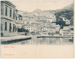 T3 1919 Bakar, Szádrév, Bukar, Buccari; 2-részes Kihajtható Panorámalap. Weiss & Dreykurs Kiadása / 2-tiled Folding  - Non Classificati