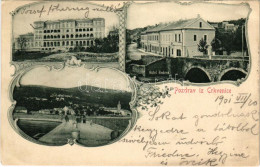 T2 1901 Crikvenica, Cirkvenica; Hotel Nadvojvodi Josipu, Hotel Bedenk. Art Nouveau, Floral - Non Classificati