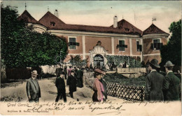 T2/T3 1904 Csernek, Cernik; Grad Cernik (Dvorac Kulmer). Knjizare M. Bauer (Novagradiska) / Dessewffy Kastély, Vár. Mont - Non Classificati