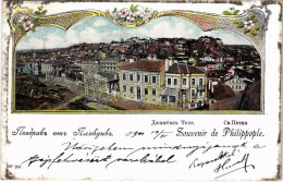 * T3 1901 Plovdiv, Philippople, Philippopolis; General View. Art Nouveau, Floral (EB) - Sin Clasificación