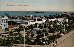 ** T2/T3 Antofagasta, Avenida Brasil / Avenue, Port, Ships (EK) - Non Classificati