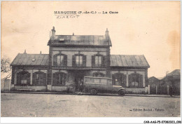 CAR-AAGP5-62-0430 - MARQUISE - La Gare - Marquise