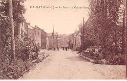 63 - MANZAT - SAN32362 - Le Pont - La Grande Rue - Manzat