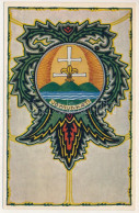 ** T2/T3 Jó Munkát! Budapesti 25. Szt. Imre Cserkészcsapat / Hungarian Boy Scout Art Postcard S: Megyer Meyer Attila (EK - Non Classés