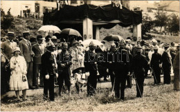 ** T1 1926 Budapest IV. Újpest, Népsziget, Nemzeti Cserkész Nagytábor, Magyar Címeres Pavilon / Hungarian Scout Camp. Ph - Non Classés
