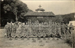 * T2/T3 1930 Királykút, 242. MÁV Törekvés Cserkészcsapat Tábora, Cserkészek / Hungarian Boy Scout Camp, Group Of Boy Sco - Non Classés