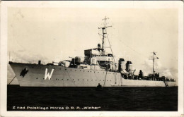 T3 1937 Z Nad Polskiego Morza ORP Wicher. Morska Agencja Fotograficzna Gdynia / Polish Navy (Marynarka Wojenna) Wicher-c - Sin Clasificación