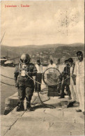 * T3 1909 Pola, Pula; K.u.k. Kriegsmarine Taucher / Palombaro. G. Costalunga / Osztrák-magyar Haditengerészeti Búvár / A - Sin Clasificación