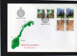 1996 Norvegia - Turismo - FDC