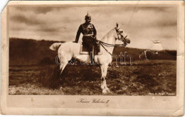 ** T4 Kaiser Wilhelm II. G. Berger / II. Vilmos Német Császár Egyenruhában, Lovon / Emperor Wilhelm II Of Germany On Hor - Non Classificati