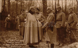 ** T4 Der Kaiser Mit Dem Prinzen Heinrich Zu Besuch Im Hauptquartier Des Kronprinzen. G. Berger / II. Vilmos Német Csász - Non Classificati
