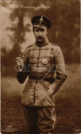 ** T3 Unser Kronprinz Im Felde. Verlag Von Gustav Liersch, A. Grohs Photo / Vilmos Trónörökös Huszár Egyenruhában, Kitün - Non Classificati