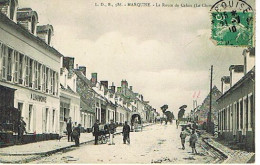 MARQUISE - 62-  CPA La Route De Calais , Le Champ D'Asile- Voyagée 1910 - Marquise