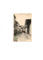 C P A  ANIMEE LAMURE-SUR- AZERGUES  RUE PRINCIPALE DU BOURG   CIRCULEE  22 AVRIL 1906 - Lamure Sur Azergues