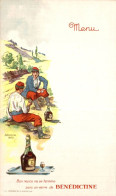 Delcampe - L1404 - MENU - BÉNÉDICTINE - Infanterie 1900 - Menus