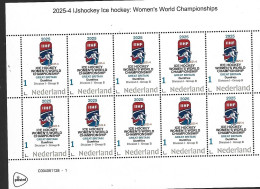 Nederland  2025-4  Ice Hockey: Women's Worldchampionships Div 1 Sheetlet   Postfris/mnh/neuf - Neufs