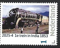 Nederland  2025-4 Trein: 1e Trein India 1853  First Train India `postfris/mnh/neuf - Neufs