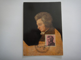 DDR, Tarjeta Máxima, Año 1981-.Wolfgang Amadeus Mozart- Compositor Alemán, Ref, 102/1869 - Maximumkarten (MC)