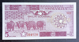 HJ3 - Somalia 19983 Banknote 5 Shillings P-31a UNC - Somalia