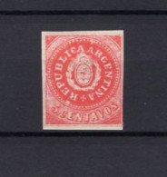 Argentinia - Sc 7H - MH - Narrow 'C', No Accent On "U" - Ungebraucht