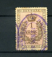 Fiscal Stamp - 1 Krone - Fiscali