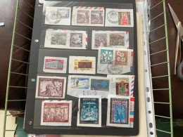 Andorra = Selection Of Stamps On Piece As Per Scan - Autres & Non Classés