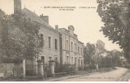 41 SAINT AMAND DE VENDOME #AS38840 L HOTEL DE VILLE ET LES ECOLES - Saint Amand Longpre