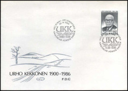 Finland  -  FDC  -  Urho Kekkonen - FDC