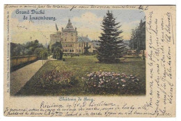 LUXEMBOURG - Chateau De BERG - Cpa Circulée - L'état  Très Bon ! - Colmar – Berg