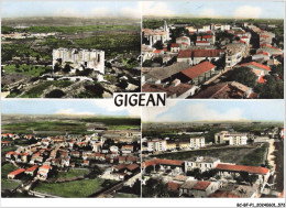 BC-BFP1-0287-34 - GIGEAN - Abbaye St-Félix De Monceau - Route Nationale - Vue Générale - Gignac