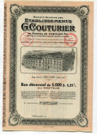ÉTABLISSEMENTS G. COUTURIER (Fécamp) - Agriculture