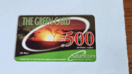 Kenya-(KE-GRE-REF-0006-070915)-the Green Card(65)(KSh500)(416-527-889-670)(42000185)-(15/09/07)-used Card - Kenia