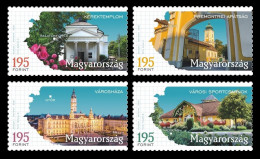 Hungary 2021 Mih. 6212/15 Regions And Towns (IV). Balatonfured, Csorna, Gyor And Nagyatad MNH ** - Ungebraucht