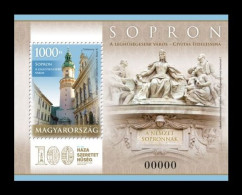 Hungary 2021 Mih. 6216 (Bl.459) Sopron - The Most Loyal City MNH ** - Ungebraucht