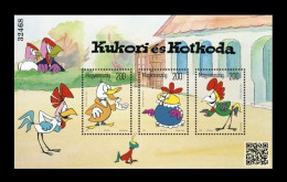 Hungary 2021 Mih. 6219/21 (Bl.461) Cartoon Kukori And Kotkoda MNH ** - Ungebraucht