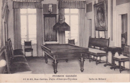 Delcampe - PARIS(8 Em ARRONDISSEMENT) PENSION GALILEE(BILLARD) - Paris (08)