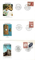 Denmark 1979;  9 Issues On FDC. - FDC