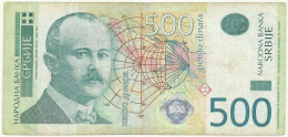 SERBIA - 500 Dinara - 2012 - Pick 59.b - Série AD - Serbia