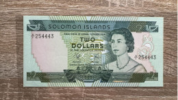 Solomon Island，2 Dollars 1977，pick 5，GEM UNC Condition - Solomon Islands