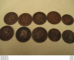 10 Pieces  Napoleon III Et époque  Vente  En L'état - Altri & Non Classificati