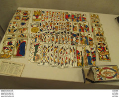 VOYANCE-CARTOMANCIE  Jeu De TAROT DE MASEILLE 78 Cartes   DIVINATOIRES De 12 Cm Sur 6 Cm Avec Notice - Tarot