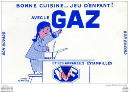 BUVARD   GAZ    20X13 TB ETAT - Electricity & Gas
